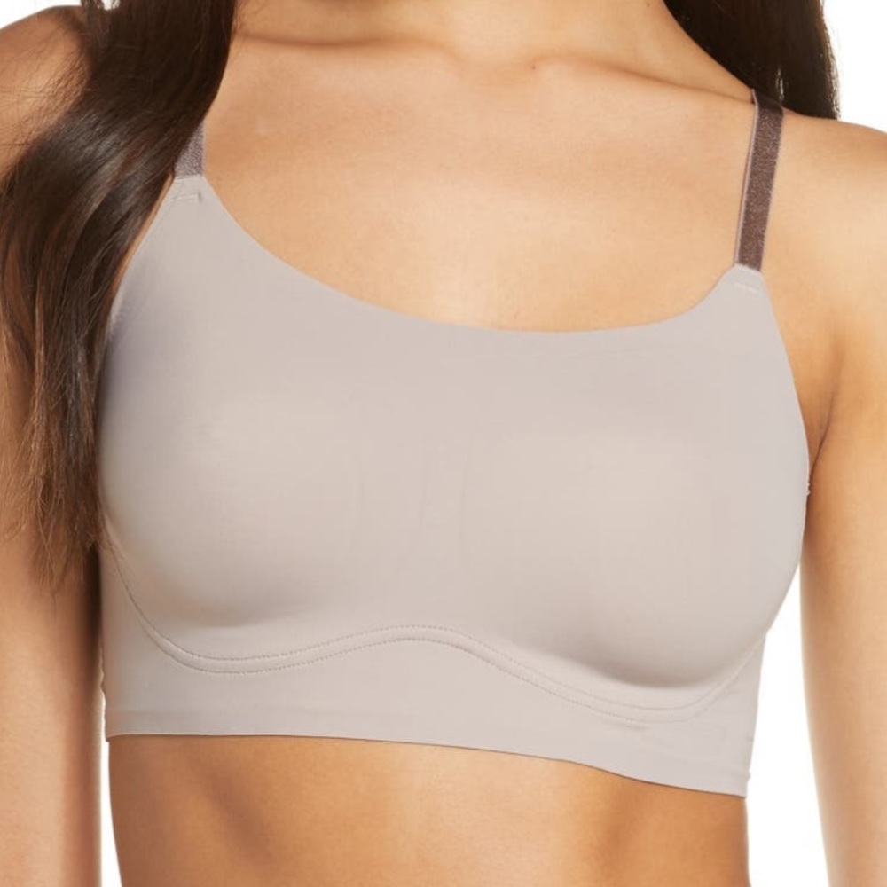 True & Co. True Body Lift Wireless Bra Mink
